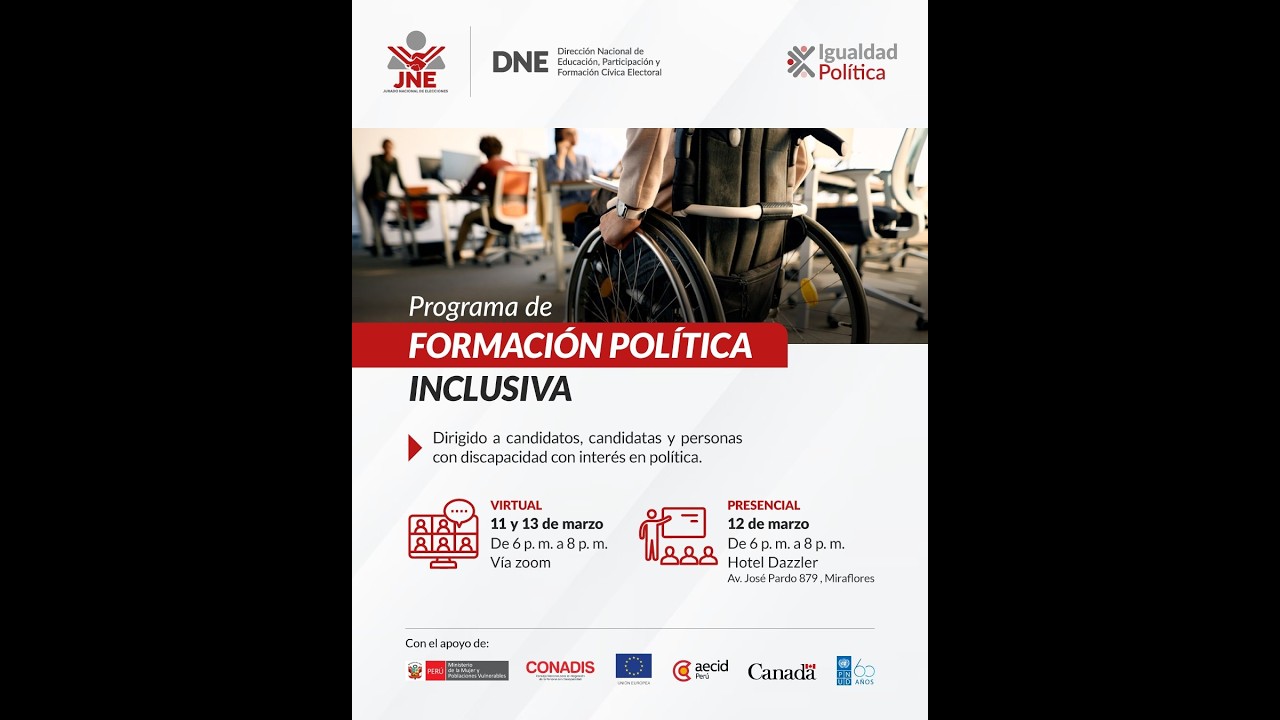 Programa de Formación Política Inclusiva 2026