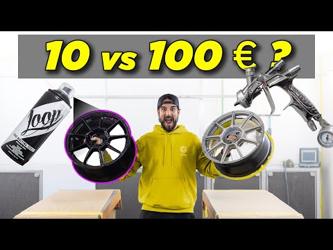 HOW TO PAINT WHEELS ON A BUDGET VS PRO