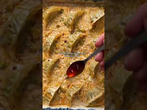 🥥 COCONUT RAMEN DUMPLING BAKE 🥟