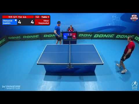 19:00 Oleksandr Ivashkin 1-3 Viktor Vasylevskyi West 3 WIN CUP 12.11.2022 | TABLE TENNIS WINCUP