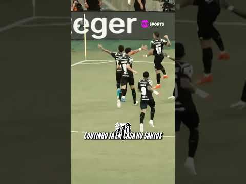 COUTINHO CHEGOU NO SANTOS QUERENDO DEMAIS!! 🎩🪄🐋 #shorts