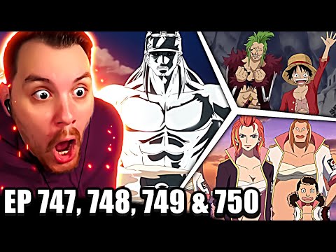 Barto & Luffys Grand Adventure | One Piece REACTION Episode 747, 748, 749 & 750