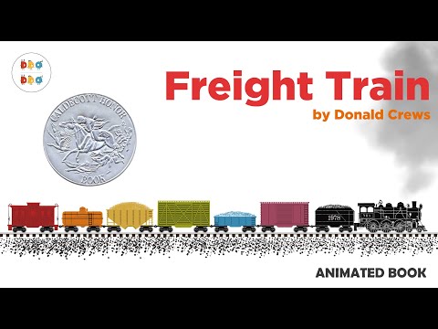 Freight Train by Donald Crews - animated children's book