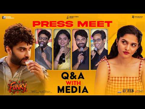 Q&A With Media at Funky Press Meet | Vishwak Sen, Kayadu Lohar | Anudeep KV | Shreyas Media