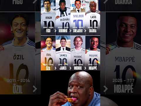 Real Madrid Players history Who owned Number 10 to Now