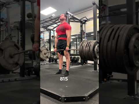Evan Kardon 815 Deadlift!
