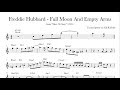 Freddie Hubbard - Full Moon And Empty Arms Solo Transcription