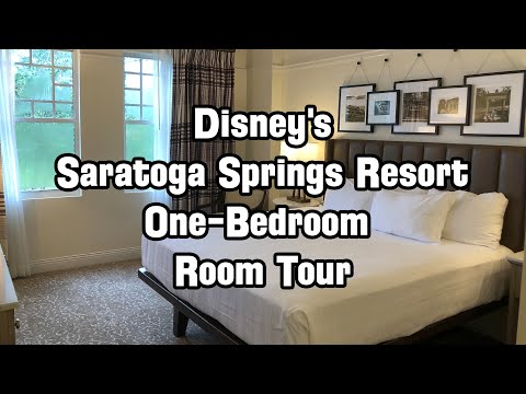 Disney World Saratoga Springs Resort One Bedroom Room Tour