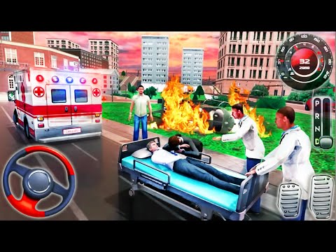 Ambulance Rescue Driver Simulator - Real Emergency Fire Truck Driving - Android GamePlay