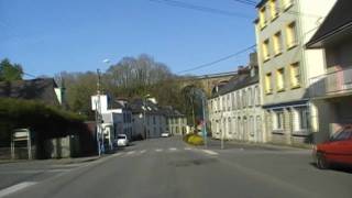 preview picture of video 'Driving On Rue de Kerlobret, Rue Graveran & Rue de l'Amiral Bauguen, Châteaulin, France'