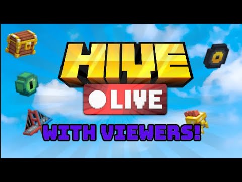 Ultimate Minecraft Bedrock Hive Live: Play with Viewers & Win CS's!