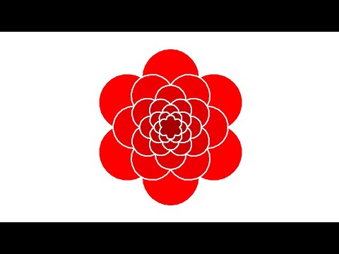 Simple Python Turtle Graphic And Code Rosette