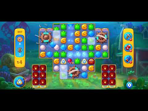 Fishdom level 9117 no boosters フィッシュダム