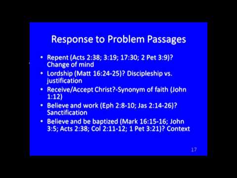 Man, Sin, Salvation Part 22 - Soteriology VI