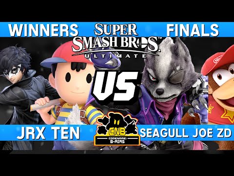 Smash Ultimate Winners Finals - Jrx Ten (Ness / Joker) vs Seagull Joe ZD (Wolf / Diddy) - CNB 196