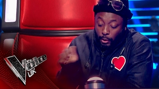 will.i.am Accidentally Presses His Button! | The Voice UK 2017