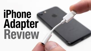 Video thumbnail for Apple iPhone Lightning to 3.5mm Headphone Jack Adapter Review by Peter von Panda