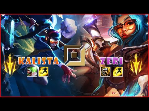 【Shi Ye Kalista】S12 Best Kalista Vs Zeri! Who kites better?