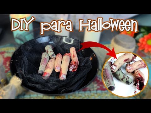 Decoración para Halloween: dedos amputados súper realistas