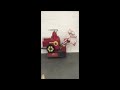 1970s OKF Coin Operated Fire Engine Kiddie Ride Pink Panther Fire Engine
