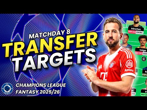 UCL Fantasy MD8: Team Selection & Transfer Plans🚨 | 12k Rank! 🌍 | Champions League Tips 25/26