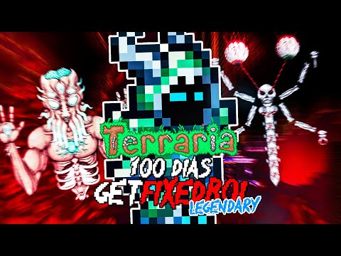 PASSEI 100 DIAS NA SEED GETFIXEDBOI DO TERRARIA (LEGENDARY)