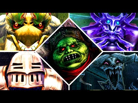 Zelda: Twilight Princess 4K - All Mini Bosses (No Damage)