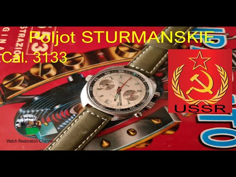 USSR Poljot Sturmanskie Chronograph Watch Service