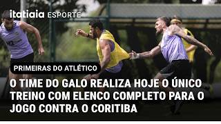 JOGADORES DO ATLÉTICO REALIZARÃO HOJE A ÚNICA PREPARAÇÃO PARA O JOGO CONTRA O CORITIBA