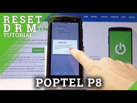 How to Reset DRM in POPTEL P8