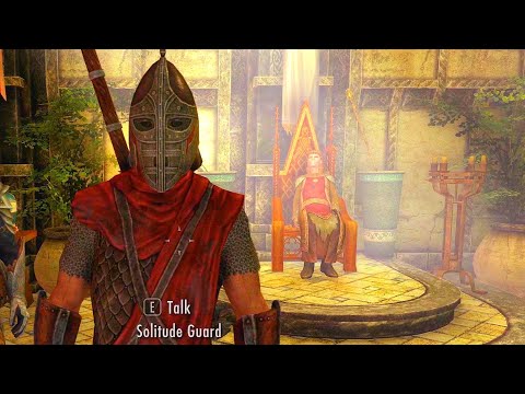 Filthy she-hound Elisif got what she deserved. Skyrim Special Edition