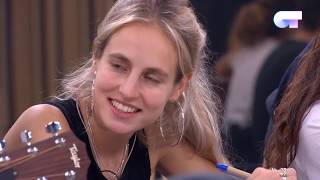 FLIPAN con la MAQUETA de &quot;SOMOS&quot; hecha por MANU GUIX | OT 2018