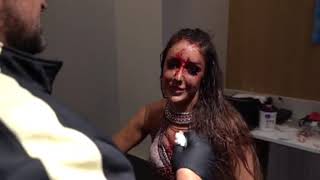 BEHIND THE SENCES OF DR BRITT BAKER LIGHTS OUT MATCH video