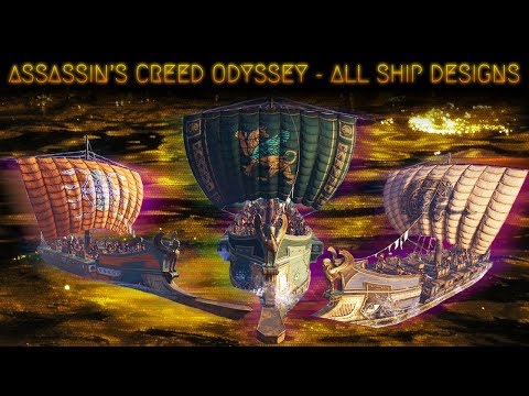 Assassin's Creed Odyssey All Ship Designs Showcase