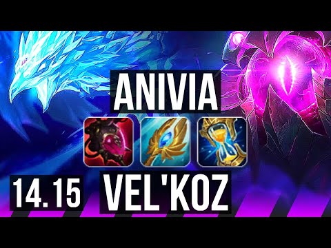 ANIVIA & Jhin vs VEL'KOZ & Vayne (SUP) | 53k DMG, 8 solo kills, Legendary | EUNE Diamond | 14.15