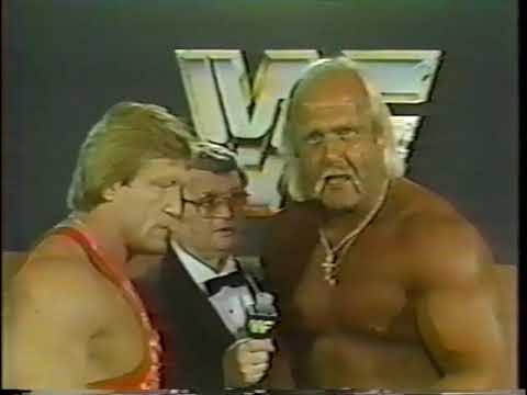 Paul Orndorff Hulk Hogan promo on Roddy Piper Bob Orton - 6/8/1985 - WWF - Upload: @historyofwwf
