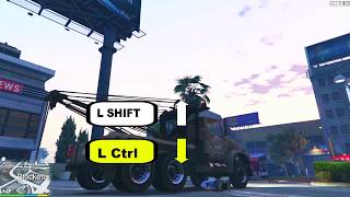 GTA5 HOW TO HOOK UP CAR TO TOW TRUCK PC.