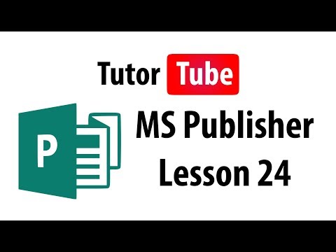 MS Publisher Tutorial Lesson 24 Shape Effects