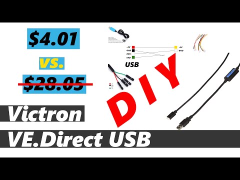 Victron VE.Direct to USB DIY | $4.09 one cable | Do It Yourself