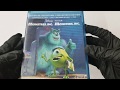 UNBOXING Monstres Inc Monsters Inc Bilingue Blu Ray Combo Pack Blu Ray DVD COVER 4K HD