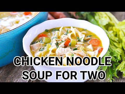 Chicken Noodle Soup for Two -