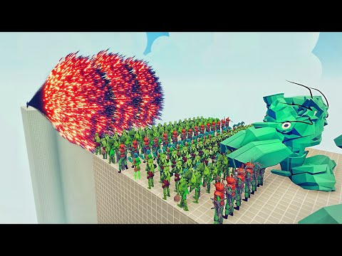 OCEAN ARMY vs EVERY GOD - Totally Accurate Battle Simulator TABS