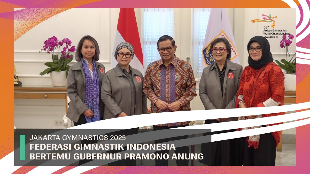 Indonesian Gymnastics Federation Delegation Meets Governor Pramono Anung