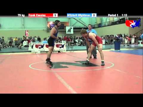Frank Cousins vs. Mitchell Wightman at 2013 ASICS University Nationals - FS