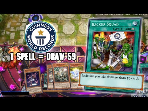 1 R rarity spell can draw 59 cards? Yugioh Master Duel