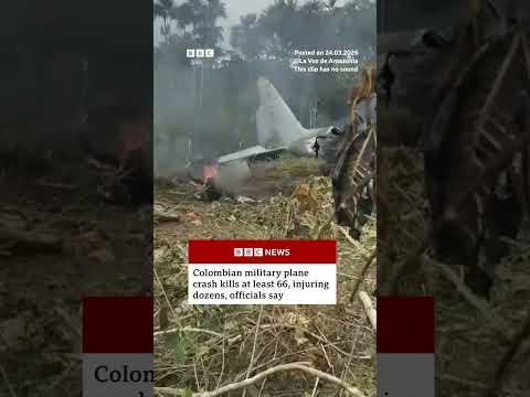 Colombian military plane crash kills at least 66. #Colombia #Plane #BBCNews