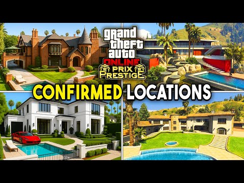 ALL CONFIRMED Mansions Locations in GTA 5 Online! (Upcoming Mansions DLC Update)