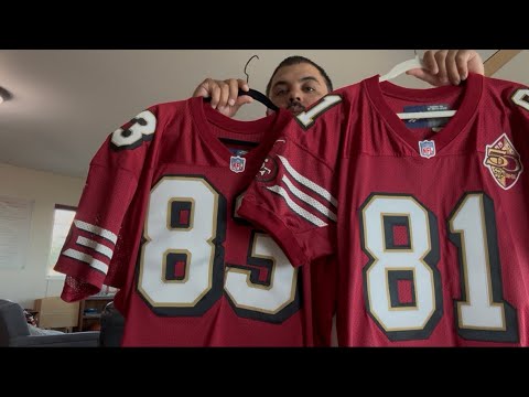 My San Francisco 49ers Jersey Collection