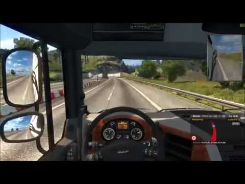 ETS2 (MP)- Linz-Nürnberg (Germany) DAF xF (4x speed)