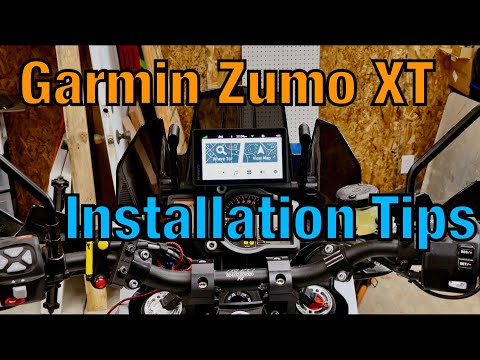 Garmin Zumo XT installation tips